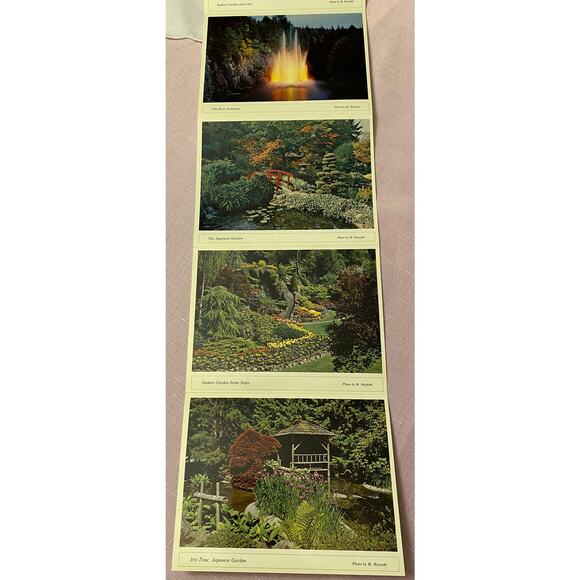 Butchart Gardens Vancouver B.C. Photo Pack Booklet 14 Views - Picture 6 of 6